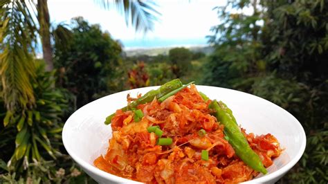 Rougail morue réunionnais Ile de La Réunion