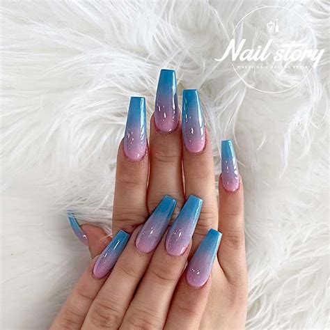 23 Blue Ombre Nails And Ideas We Re Trying Asap Stayglam