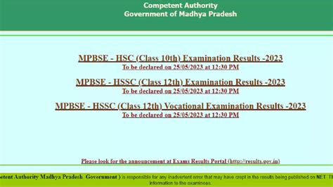 Mp Board Result 2023 Kab Aayega Mpbse Class 10 And Class 12 Results