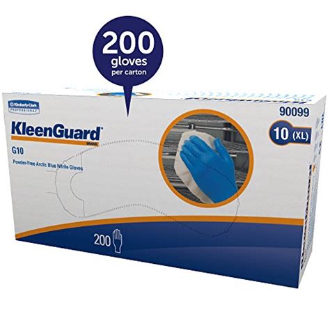 Kimberly Clark Professional Kleenguard G Arctic Blue Nitrile Gloves