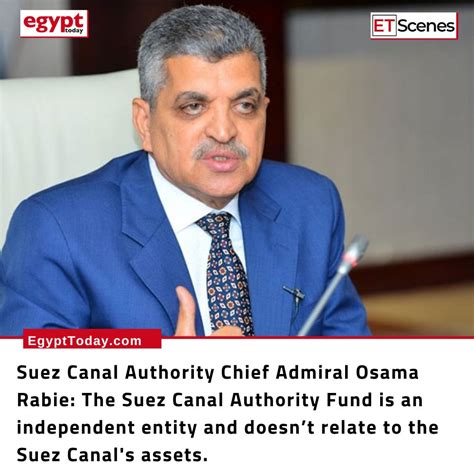 Egypt Today Magazine On Twitter Suez Canal Authority Chief Admiral