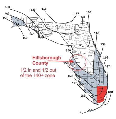 Hurricane Wind Zone Map