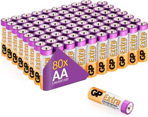 Gp Extra Alkaline Batterijen Aa Mignon Penlite Lr Batterij V