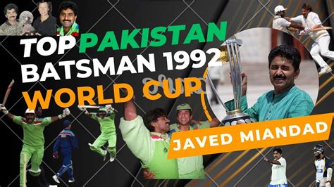 1992 world cup final winning batsman Javed Miandad #cricket # ...