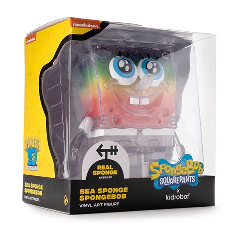 Limited Edition Spongebob Squarepants Sea Sponge Art Figure By Kidrobot