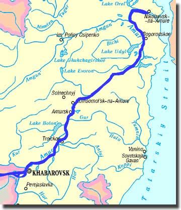 Ob River Map