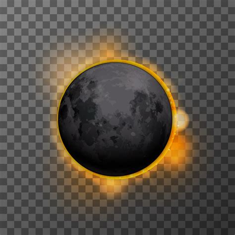 Eclipse with realistic moon and sun, an Object Graphic by BestPics