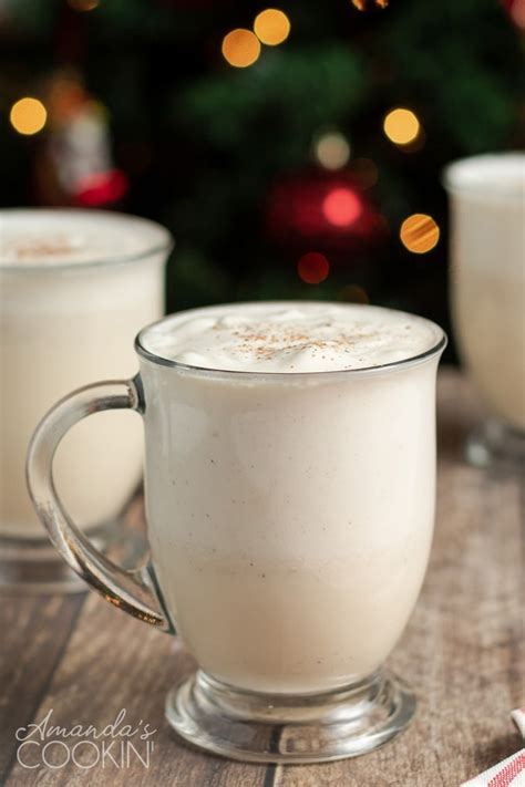 Homemade Eggnog Recipe Amandas Cookin