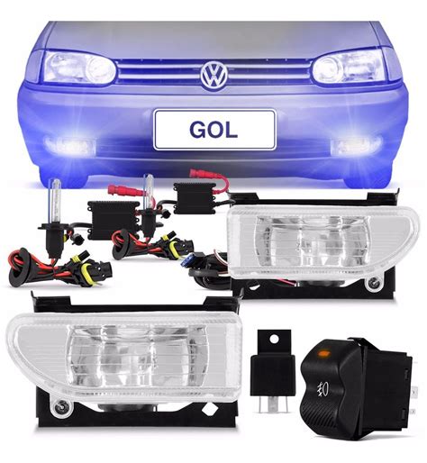 Kit Farol Milha Gol Bola Parati Saveiro G2 Xenon 8000k R 299 90 Em