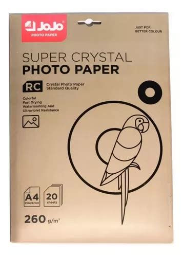 100 Folhas Papel Fotografico Glossy Microporoso 260gr A4 Parcelamento