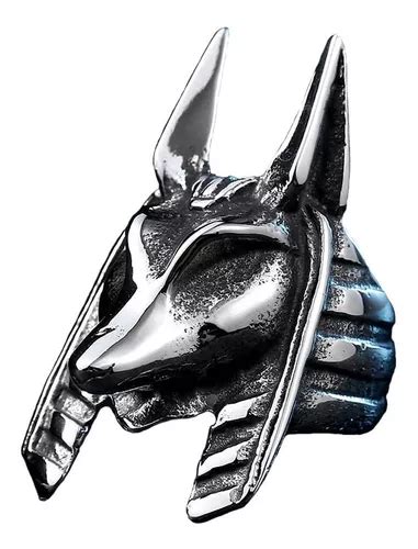 Anillo Anubis Egipcio Vikingo Titanio L Acero Inoxidable Meses Sin