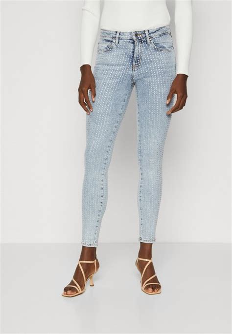 Guess Jeans Skinny Fit Himmelblau Hellblau Zalando Ch