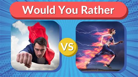 Ultimate Superhero Power Showdown Would You Rather Challenge Youtube