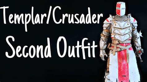 Warden Templar Crusader Outfit For Honor Youtube