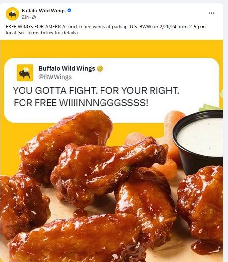 Buffalo Wild Wings Printable Coupon