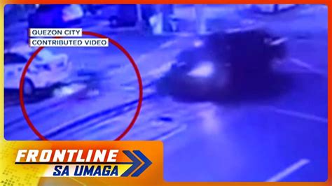 Motorcycle Rider Sugatan Matapos Bumangga Sa Kotse Frontline Sa