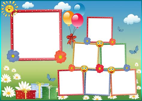 Birthday Collage Frame Png Png Images For Designer Free