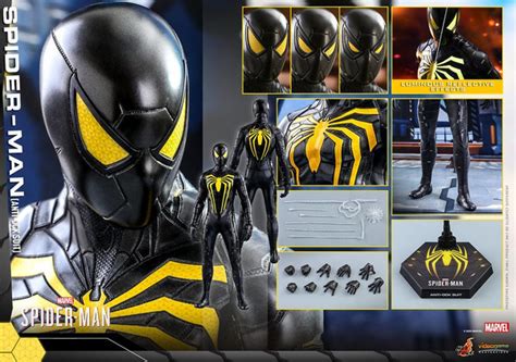 фигурка человек паук Hot Toys 1 6 VGM45 Marvel s Spider Man Anti Ock Suit Collectible Figure