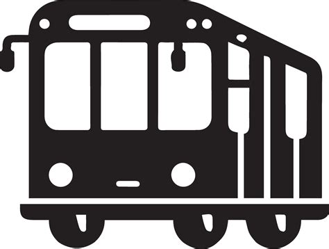 A Bus Icon vector silhouette black color 4 35814547 Vector Art at Vecteezy