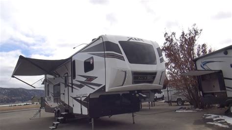 Shortest Toy Hauler Fifth Wheel On The Market 2020 Xlr Nitro 28dk5 By