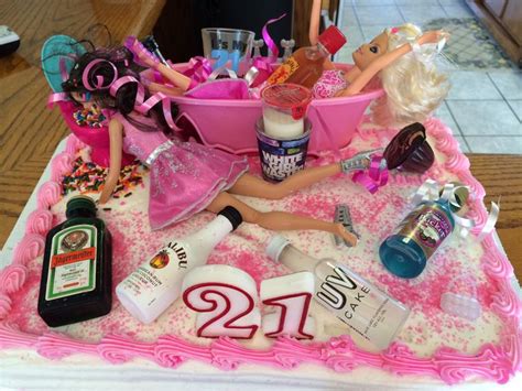 11 Drunken Barbie Doll Cakes Photo Drunk Barbie Birthday Cake Adult