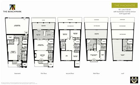 Benchmark Homes Floor Plans Beautiful The Benchmark At Downtown Markham