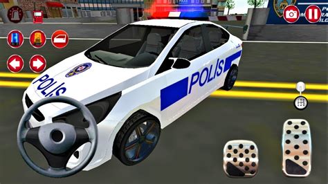 Polis Arabas Araba Oyunu Real Police Car Driving Simulator D