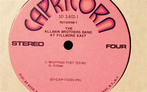 The Allman Brothers Band's Ubiquitous 'Whipping Post': One Track Mind