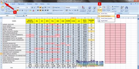 Format Penilaian K13 Sd Revisi 2017 Semester 1