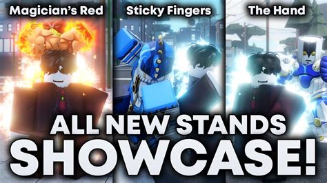 Aut All New Stands Showcase Sticky Fingers The Hand Magician S