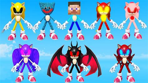 Find The Sonic Morphs How To Get All 15 New Sonic Morphs And Badges