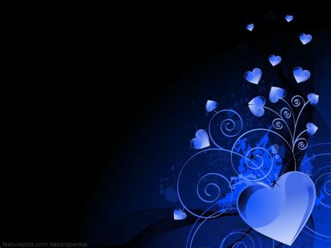 Blue Heart Wallpaper - WallpaperSafari