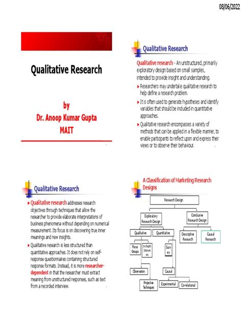 1 Qualitative Research Pdf Qualitative Research Focus Group