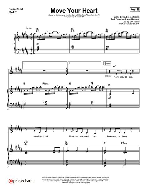 Move Your Heart Sheet Music Pdf Maverick City Music Upperroom