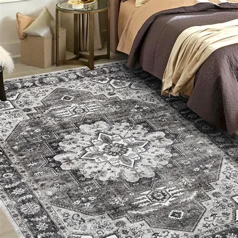 Amazon Mcadore X Area Rugs Washable Boho Rug Non Slip Carpet