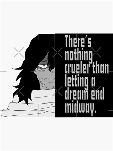 Eraser Head Aizawa Shouta Sticker For Sale By Arixd Redbubble