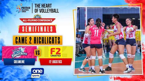 Creamline Vs F Logistics G Semis Highlights Pvl All Filipino