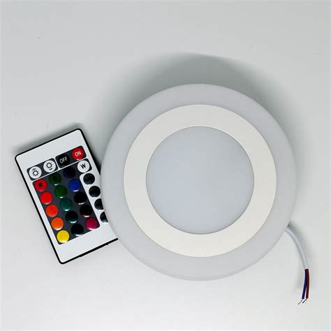 Jual Dl Led Lampu Downlight Led Panel Watt Rgb Dengan Remote