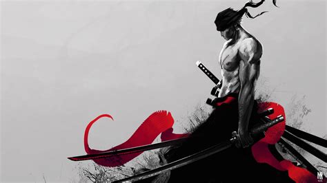 Roronoa Zoro from One Piece artwork, One Piece, Zorro HD wallpaper ...