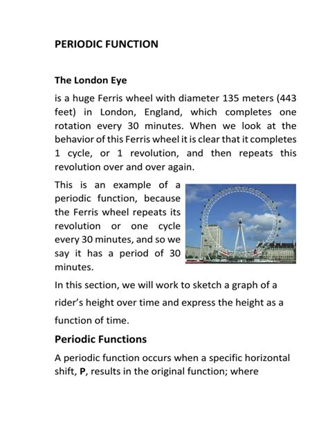 Periodic Function | PDF
