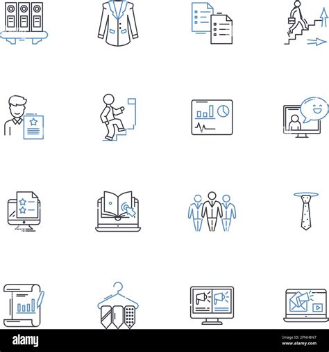 Workplace Diversity Line Icons Collection Inclusion Equity