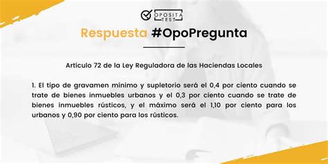 OpositaTest On Twitter Respuesta Correcta A La OpoPregunta De Hoy C