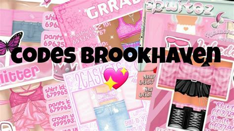 Codes Brookhaven 💖 Pour Filles Youtube