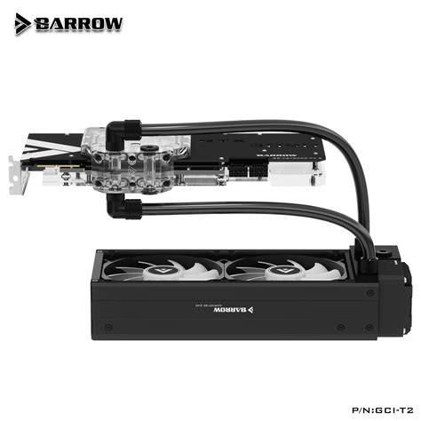 Barrow Water Cooling Kit Active Backplate Pump Integrated Radiator Cpu 3090 Gpu Block Hose