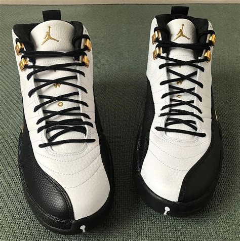 Air Jordan 12 Royalty White Black Metallic Gold Release Date ...