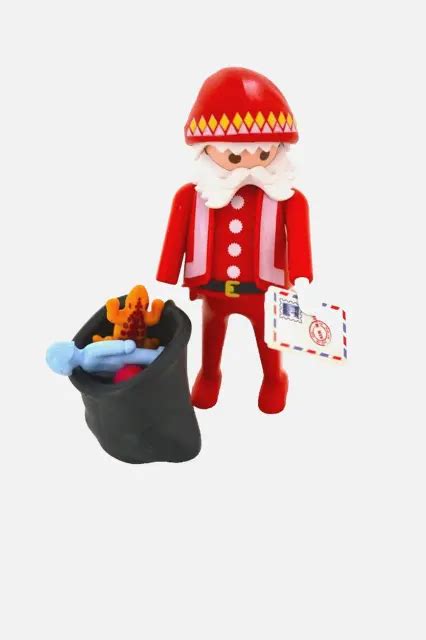 PLAYMOBIL 5793 PÈRE noël avec sa hotte de jouets EUR 5 00 PicClick FR