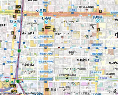 ヨーロッパ通り（大阪市道路名）の住所・地図｜マピオン電話帳