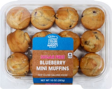 Fresh Foods Market Sugar Free Blueberry Mini Muffins Ct Oz