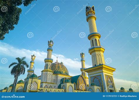 Lombok Mosque Stock Image Image Of Blue Lombok Factory 117913721