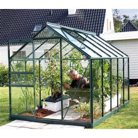 ShedsWarehouse Vita Greenhouses 6ft X 10ft Value Green Metal